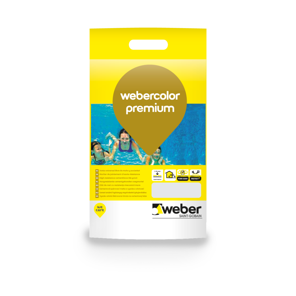 webercolor premium - barevná spárovací malta pro spáry 1-15 mm webercolor premium - barevná spárovací malta pro spáry 1-15 mm